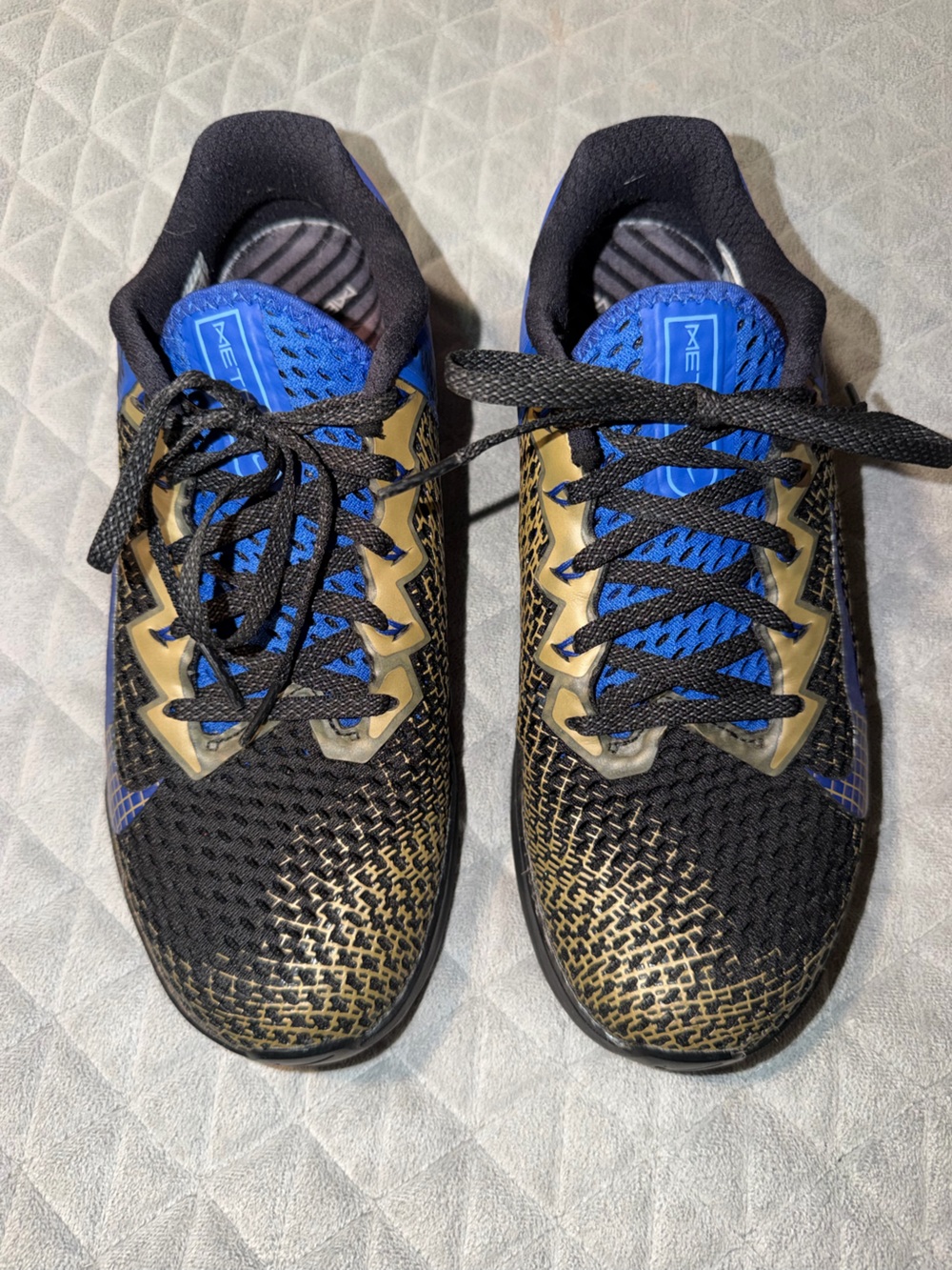 Nike Metcon Athletic Shoes - Black, Blue & Gold